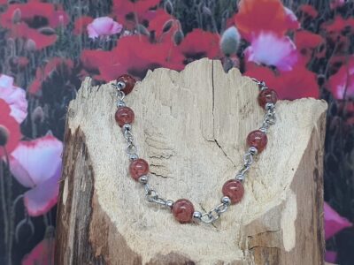 #976 - bracelet quartz fraise