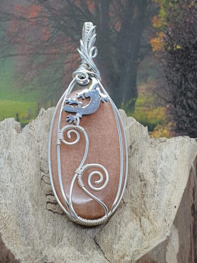 #1035 - aventurine pêche "GECKO" – Image 3