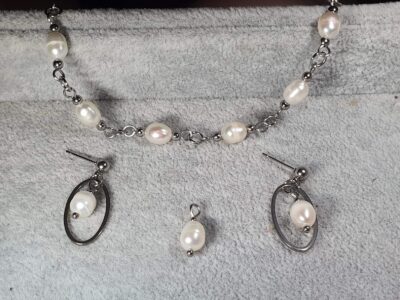#910 - bracelet perles d'eau douce – Image 2