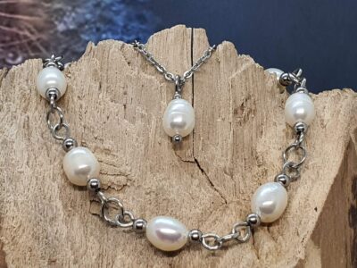 #910 - bracelet perles d'eau douce