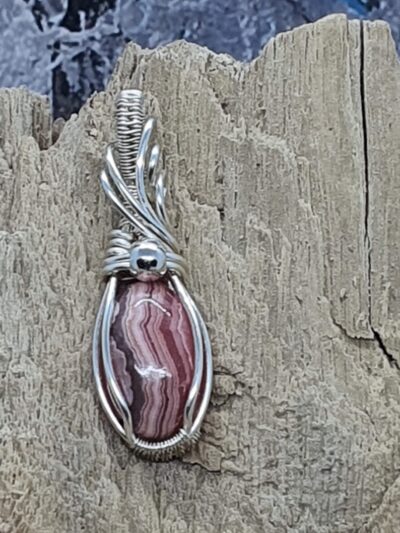 #723-2 - Pendentif mini rhodochrosite