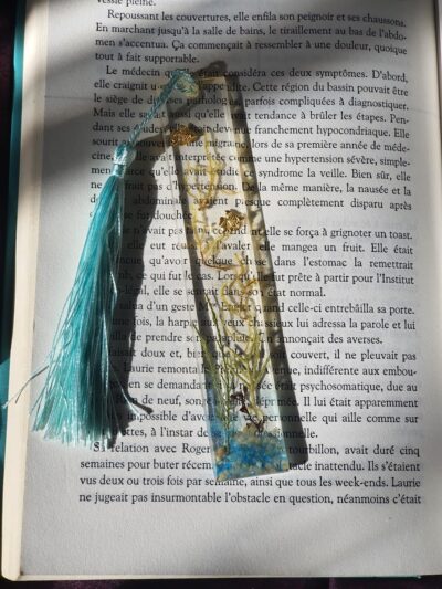 #882-6 - Grand marque-page "FOND MARIN"