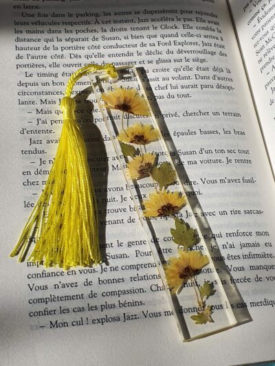#882-11- Grand marque-page "FLEURS ENSOLEILLEES" – Image 3