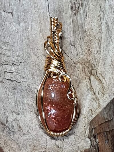#989-1 - pendentif pierre de soleil