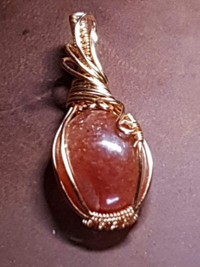 #989-1 - pendentif pierre de soleil – Image 4
