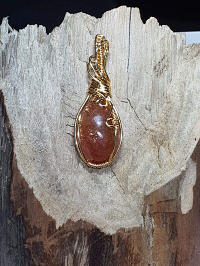 #989-1 - pendentif pierre de soleil – Image 3
