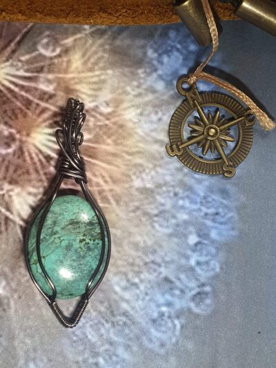 #1065 - Pendentif turquoise du Tibet – Image 2
