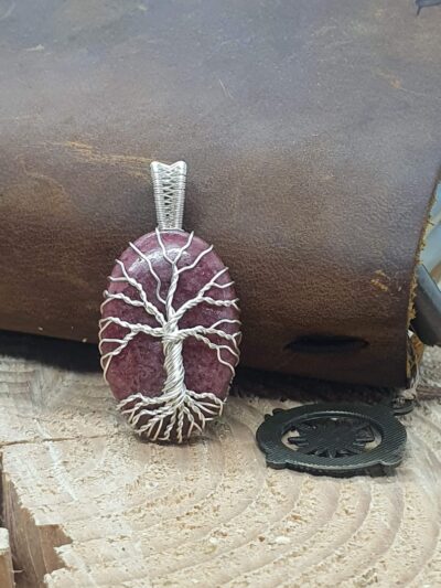 arbre de vie sur rhodonite
