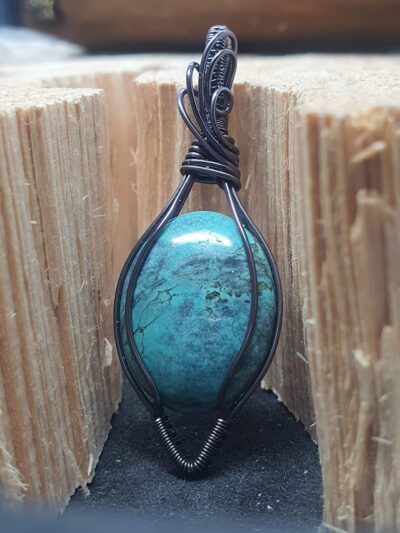 #1065 - Pendentif turquoise du Tibet – Image 3