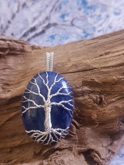 #1067 - pendentif arbre de vie sur sodalite – Image 3