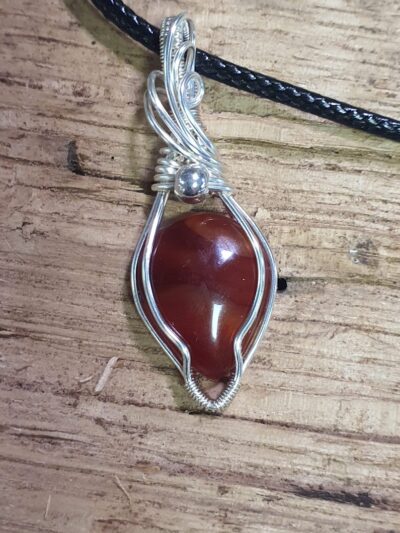 #1072 - Pendentif cornaline – Image 2