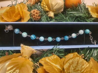 bracelet perles hémimorphite