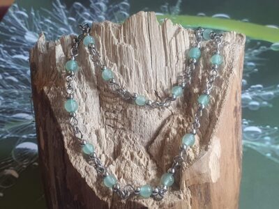 #1125 - Collier ras de cou aventurine verte – Image 3