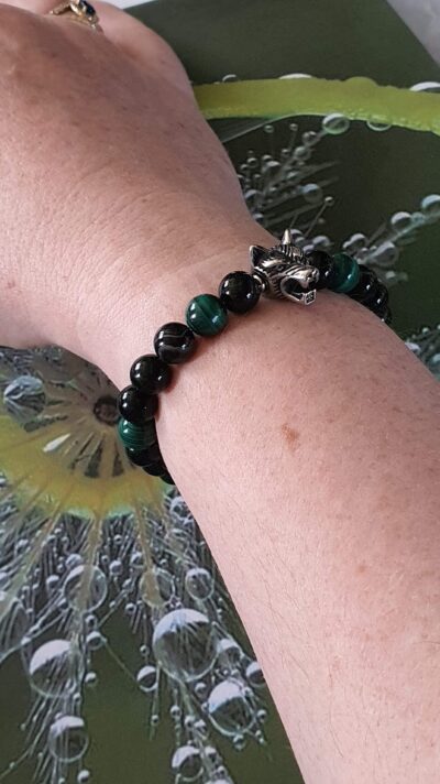 #1323 - Bracelet homme "Loup de la nature" – Image 5