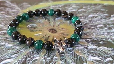 #1323 - Bracelet homme "Loup de la nature" – Image 3