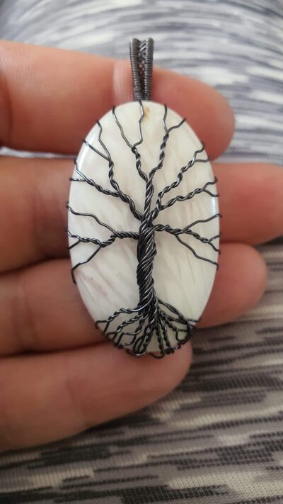 #1341 - Pendentif arbre de vie scolécite – Image 2