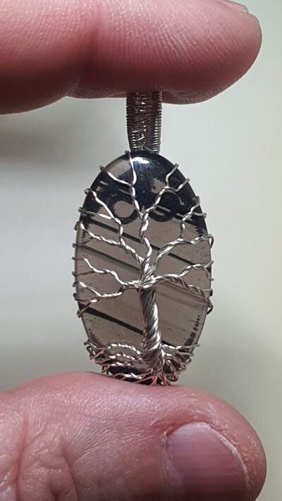 pendentif obsidienne midnight arbre de vie
