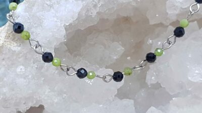 #1406 - bracelet spinelle et jade - "Protection et Harmonie" – Image 3