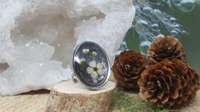 #1452 - Bague Inox XXL - Jardin Éternel – Image 4
