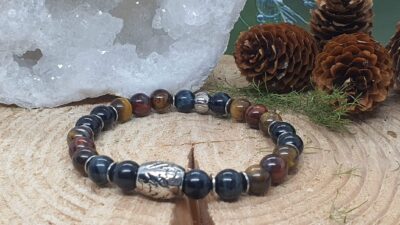 #1456 - bracelet homme "loup triple protection" – Image 2